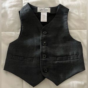 Janie and Jack Special Occassion Gray Vest